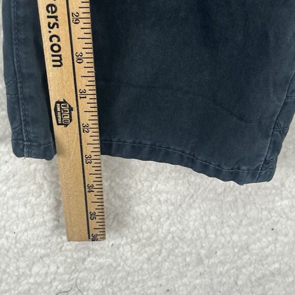 True Religion Dean Geo Quilted Gray Chino Straight Leg Jeans Pants 36/32.5 Taper - Picture 7 of 11